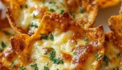 Cheesy Wonton Cups