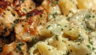 Cajun Garlic Butter Chicken Penne in Creamy Parmesan Sauce