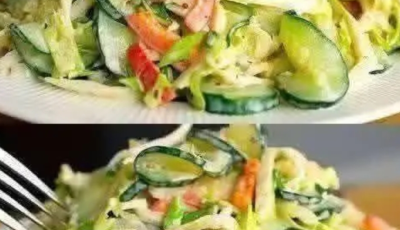 Crunchy Garden Cucumber Slim Salad