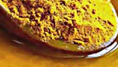 Natural turmeric lotion for skin lightening and radiance