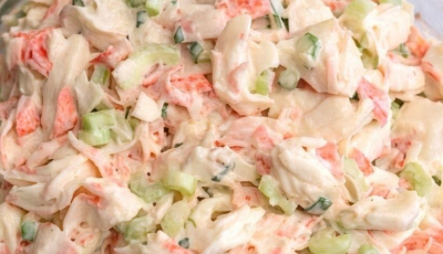 Creamy Crab Salad (Classic Deli Style)