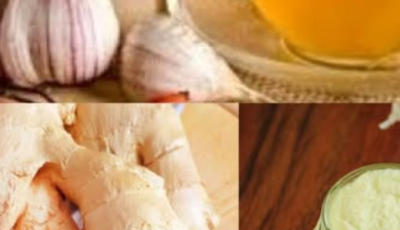 DRINK GARLIC & GINGER TEA TO DETOX