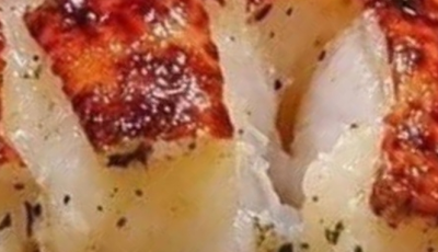 GARLIC BUTTER LOBSTER AND SCALLOPS