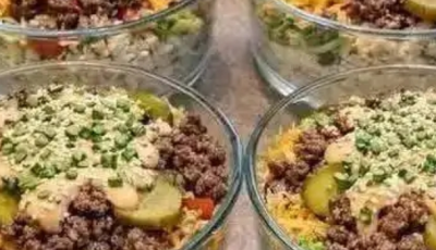 Big Mac Cheeseburger Protein Bowl