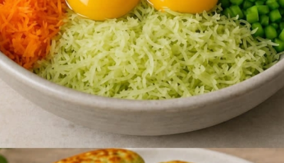 Crispy Vegetable & Cheese Patties