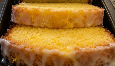 Lemon Glazed Loaf Cake