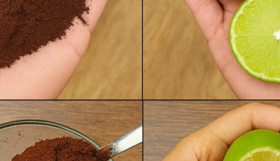 Just mix COFFEE POWDER and LEMON and you don’t have to buy it at the market anymore