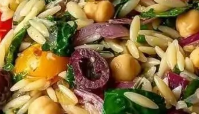 Orzo Chickpea Salad
