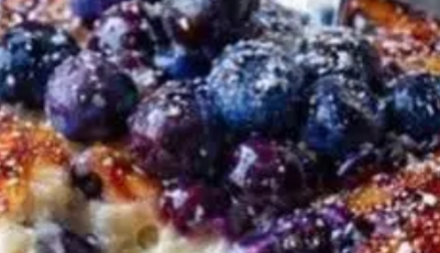 Baked Blueberry Cottage Cheese Breakfast Bowls