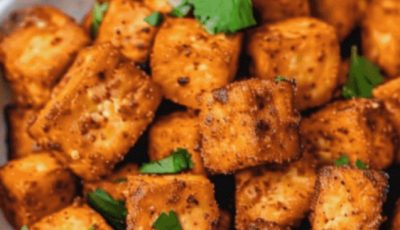 Garlic Lemon Roasted Tofu